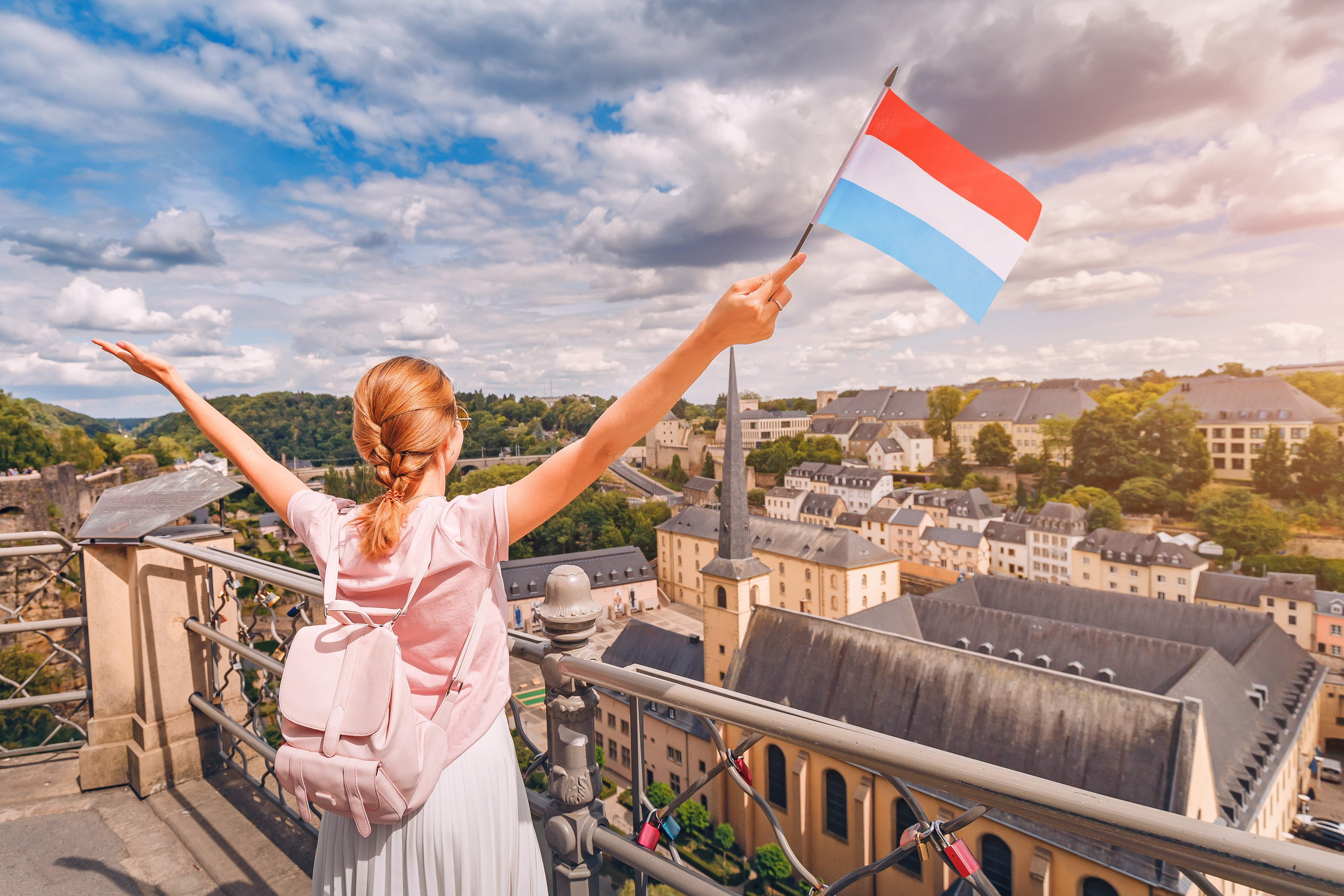 View of Luxembourg old town