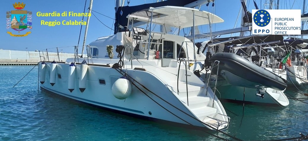 catamaran in the sea at the harbour