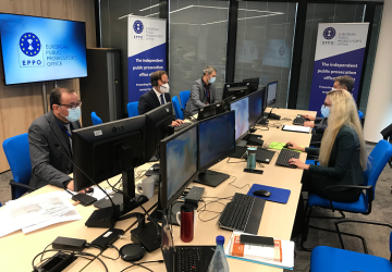 Image: EPPO operations room during an action day