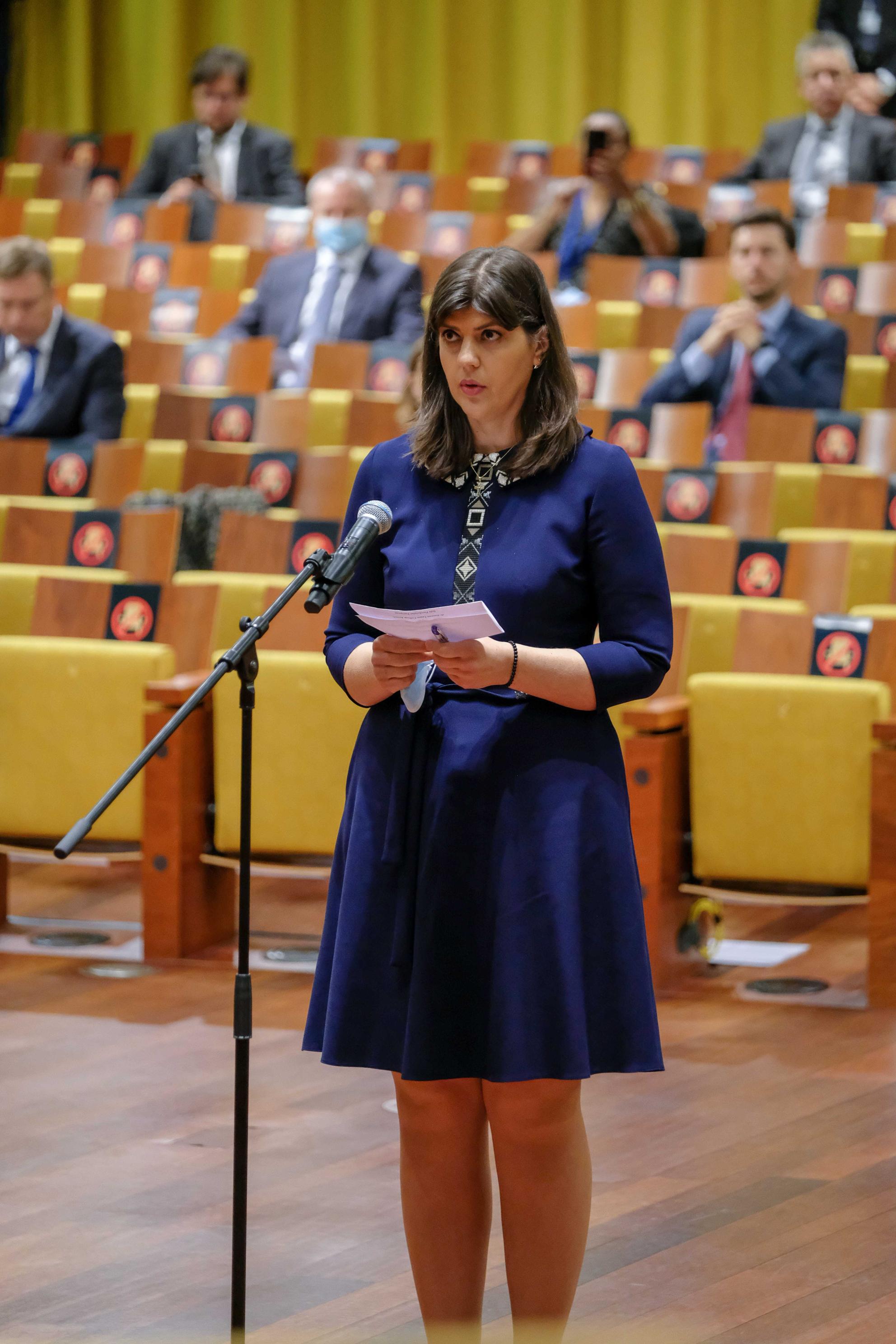 Image: European Chief Prosecutor at the solemn undertaking ceremony