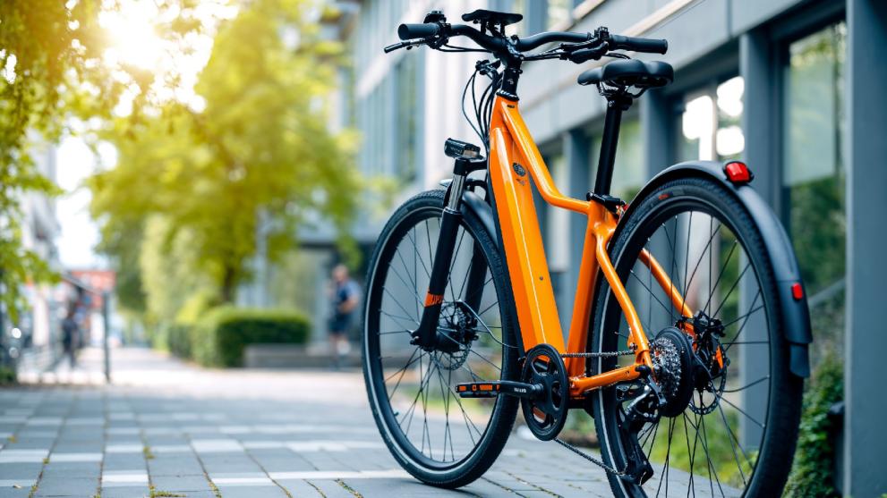 Orange bike