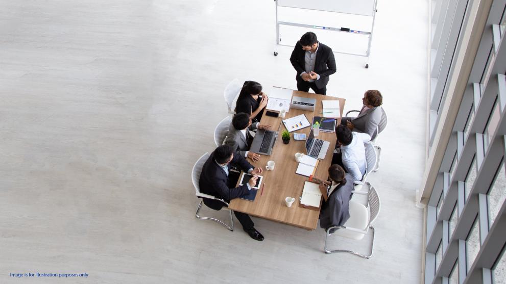 people sitting around a table