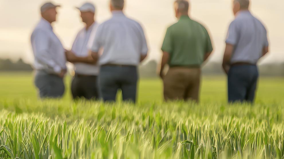 group of farmers