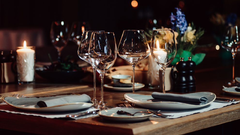 restaurant table