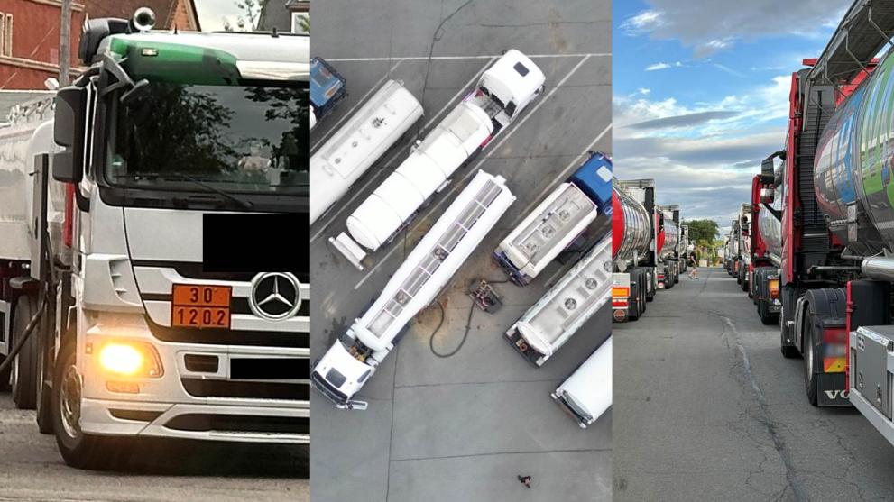 Investigation water into wine trucks