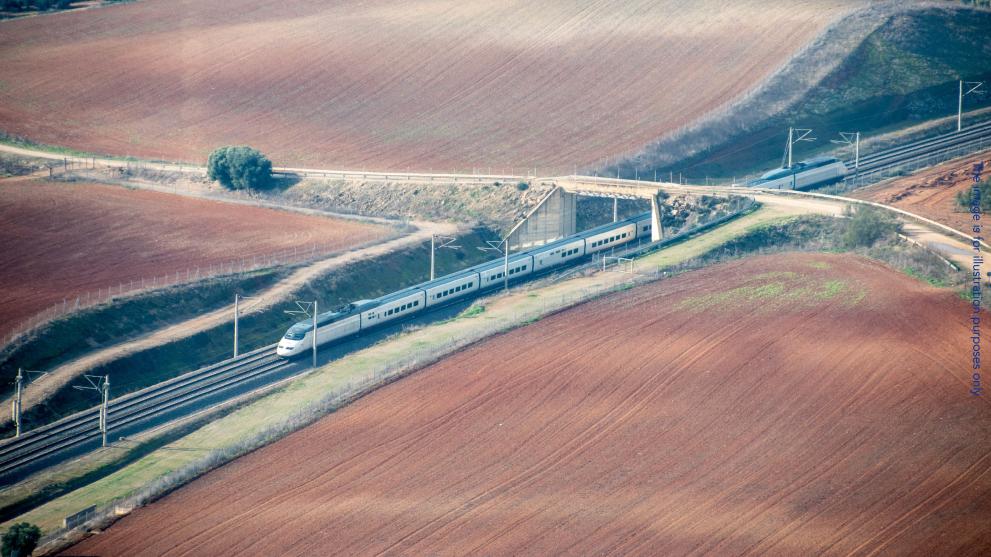 Spanish rail line