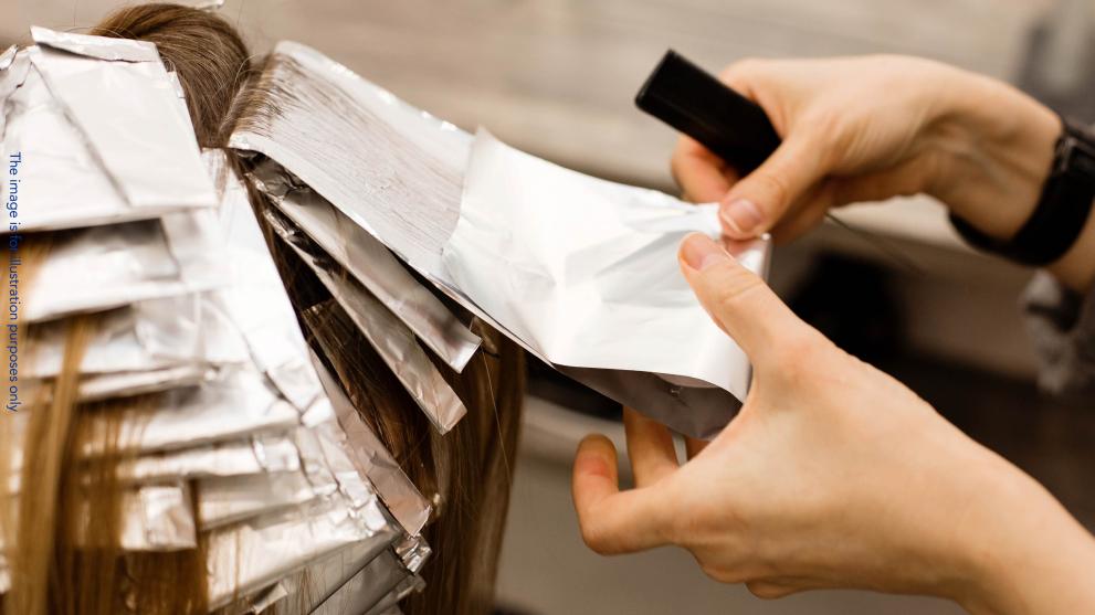 aluminium foil, hairdresser