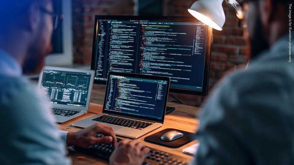 computers on desk