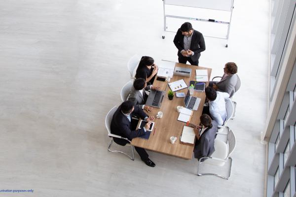 people sitting around a table