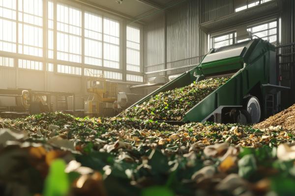 ecological waste sorting facility