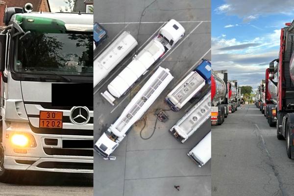 Investigation water into wine trucks